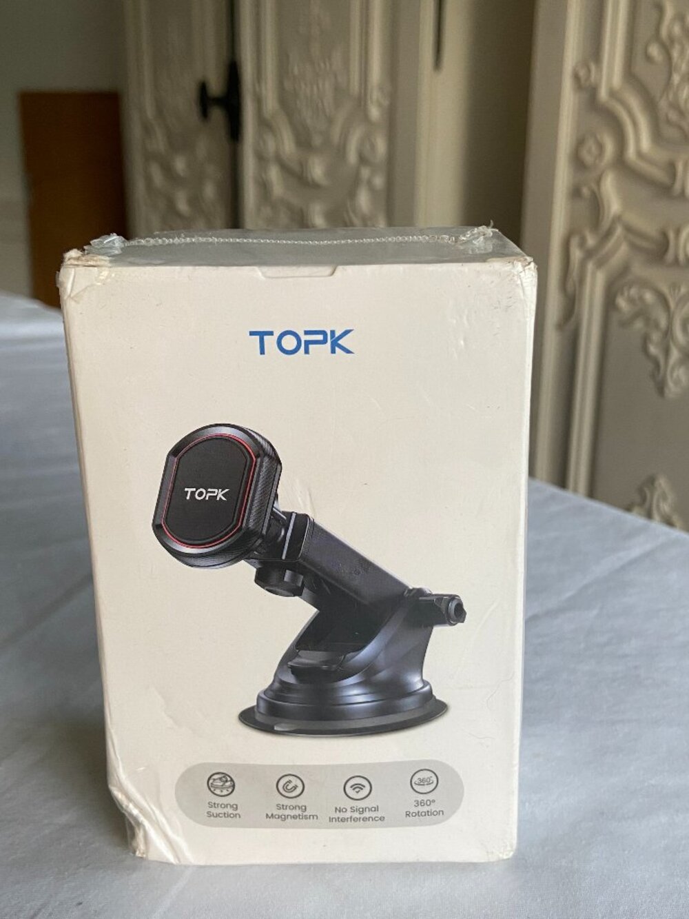 TOPK Magnetic Car Phone Mount – New in Box